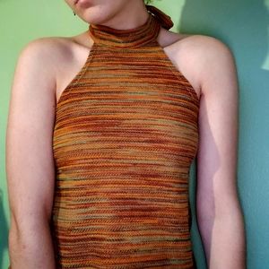 Tan Halter Top